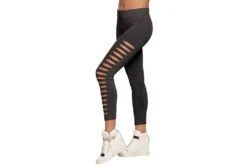 Legging Zwart Stretch Met Gaten