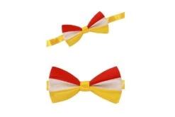 Luxe Strik Rood-wit-geel