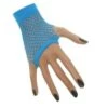 Nethandschoenen Kort Vingerloos Fluor Blauw -Kostuums Met Halloween-Thema nethandschoen kort vingerloos fluor blauw