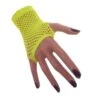 Nethandschoenen Kort Vingerloos Fluor Geel -Kostuums Met Halloween-Thema nethandschoen kort vingerloos fluor geel