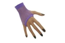Nethandschoenen Kort Vingerloos Fluor Paars