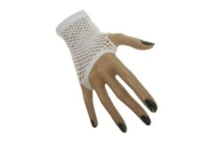 Nethandschoenen Kort Vingerloos Wit