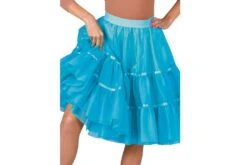 Petticoat Aqua Blauw Lang