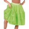 Petticoat Lime Groen Lang -Kostuums Met Halloween-Thema petticoat lang lime groen 214197