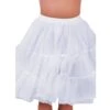 Petticoat Wit Lang -Kostuums Met Halloween-Thema petticoat lang wit 214197 1