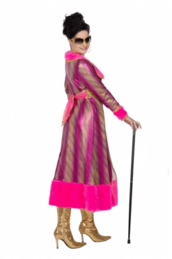 Pink Madam Jas -Kostuums Met Halloween-Thema robbies feestkleding pink madam jas 3