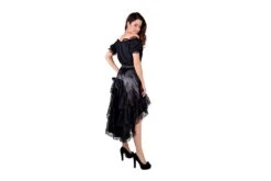 Luxe Rok Met Kant En Strik Zwart