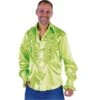 Ruches-blouse Getailleerd Neon Groen -Kostuums Met Halloween-Thema roucheshemd getailleerd lime groen 213221 22 1