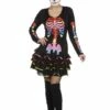 Skelet Rainbow -Kostuums Met Halloween-Thema skelet 4636 1