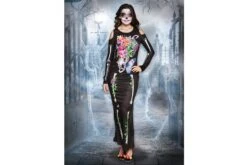 Skelet Kostuum Dame -Kostuums Met Halloween-Thema skelet kostuum dame 2 1