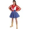 Super Woman Met Cape -Kostuums Met Halloween-Thema superwoman wonderwoman jurkje met cape 216120 1