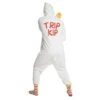 Onesie Tripkip -Kostuums Met Halloween-Thema trip kip achterkant 1