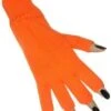 Vingerloze Handschoenen Neon Oranje -Kostuums Met Halloween-Thema vingerloze handschoenen oranje 871364710818 1