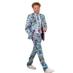 Kostuum We Love The 80's 3 Delig -Kostuums Met Halloween-Thema we love the 80s 2 1